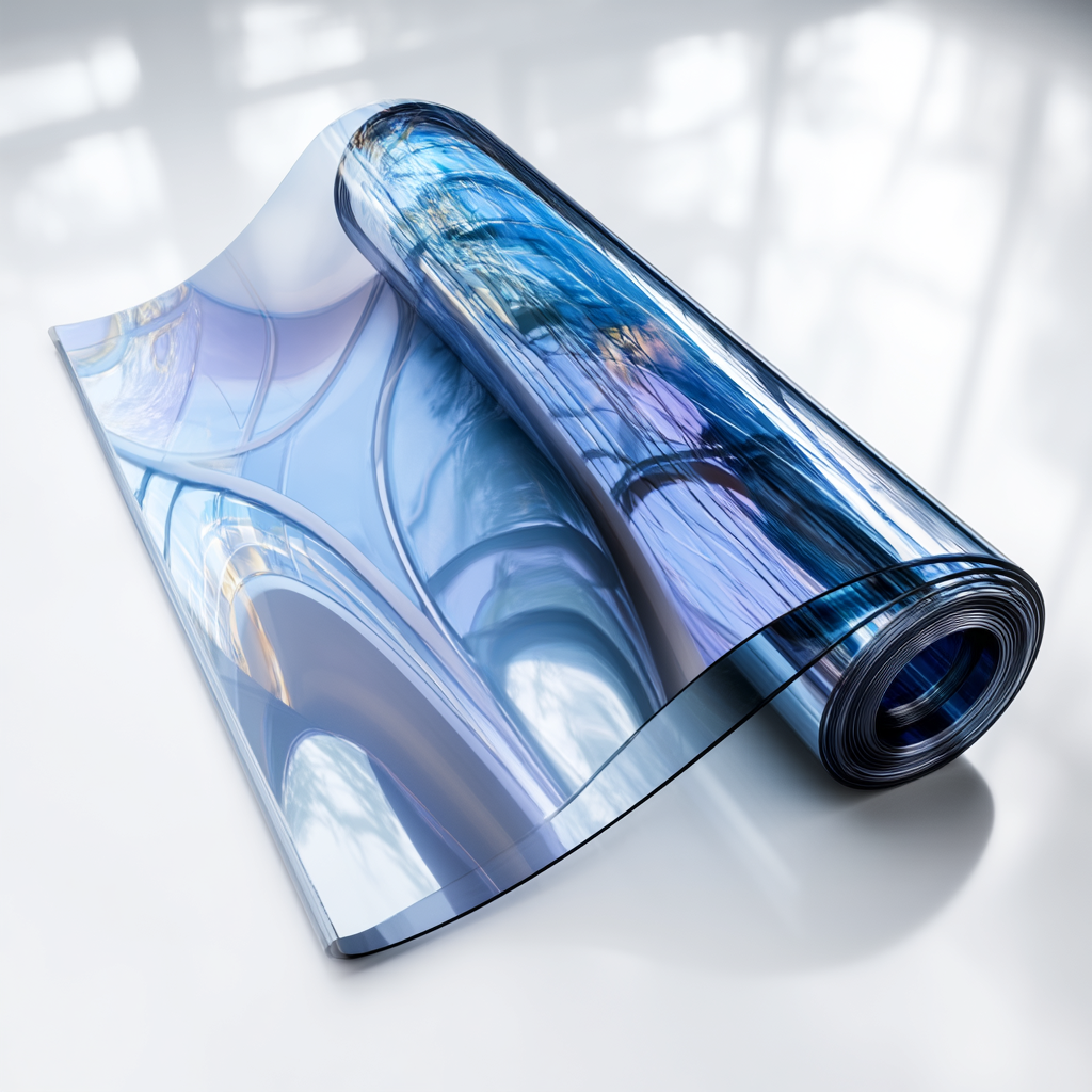 Гибкое стекло прозрачное, 2,0мм*1,1м*20м